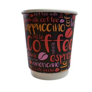Vaso de polipapel doble capa 8 oz GreenCup, ideal para bebidas calientes, con aislamiento térmico y material reciclable