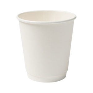 Vaso de polipapel doble capa blanco GreenCup en 6, 8, 12, 16 y 21 oz, ideal para bebidas calientes, reciclable y con aislamiento térmico mejorado