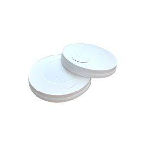 Tapa de papel GreenCup, ideal para bebidas frías, resistente y reciclable.