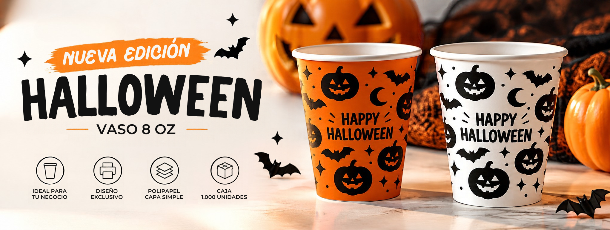Banner Edición Halloween 8 Oz Greencup